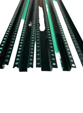 PV料C黑色U型00几字条双边全新凹槽收边分条石膏板条吊顶工隔艺槽