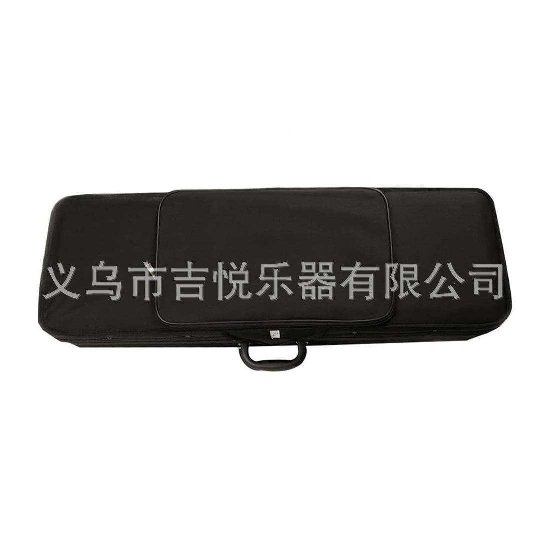 高档4/4小提琴方盒OEW带湿计含袋牛谱布津布泡沫方形度琴盒小提琴