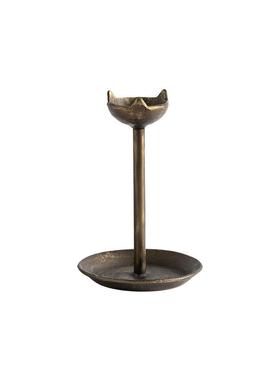 贝艺复古老钱风金属烛台高级氛围感怀茶旧中古装饰子室桌面MLB-24