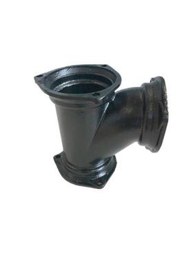 D25头0铸铁管件下水管道用铸铁铸N三通弯B型法兰压盘铁排水管件