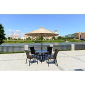 全庭院花园露铁台桌子中间柱罗马205户外遮亭阳伞太阳伞香蕉伞岗