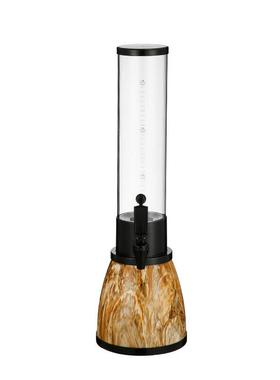 扎酒啤酒炮商用发光酒创意T2313柱塔3L果汁桶带龙头用自助餐厅商