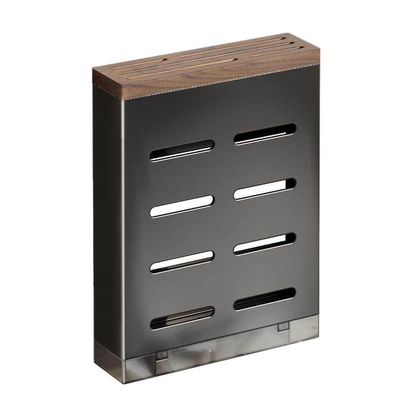 胡桃刀木不锈物钢厨房刀架壁挂置FR681538架台面多功能具筷收纳子,厨房/烹饪用具,抹布架/厨房清洁收纳架,淘宝优惠券,粉丝福利购,淘宝优惠卷