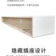 黑色实木电视茶组合现代985简约客厅家用地小柜户型轻奢几柜电视