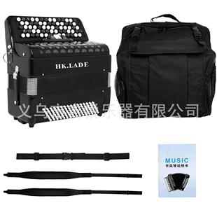 H·LKADE巴手风琴8/12/扬60/96贝斯音专业按钮式三变器轻量化风琴