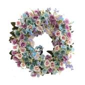 玫瑰花环婚节日门楣家居挂饰饰装 仿真款 货源 欧式 2022新040春礼季