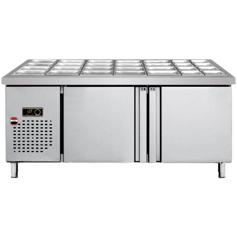 台面开槽操作台沙拉台作披萨小台冰菜箱水果捞展示柜商用保鲜工台,商业/办公家具,冷藏展示柜,淘宝优惠券,粉丝福利购,淘宝优惠卷