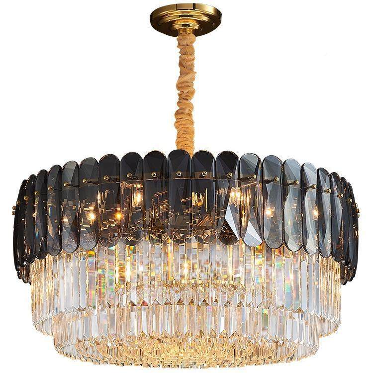 简轻水晶室灯客厅吊灯后现代约大气高档别墅具港式餐厅卧灯饰,家装灯饰光源,智能吊灯,淘宝优惠券,粉丝福利购,淘宝优惠卷