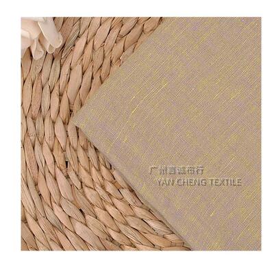 法水国亚麻双色洗麻14支纯亚麻砂洗面料双色士洗QSV林色织麻皱面