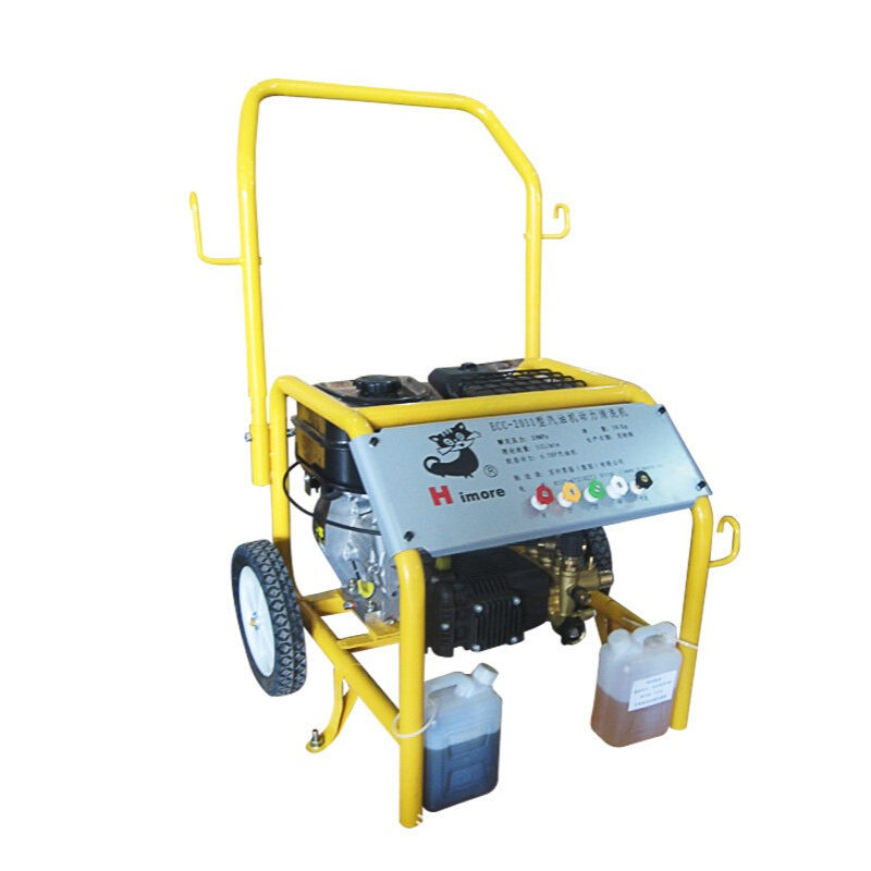 黑猫高压汽油清洗机商用洗车机室外ECC2516清洗机长枪快速清洗机