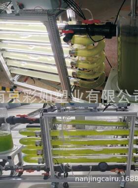小型管道光生物反应器管道式二级藻类光生物反应器100L200L500L