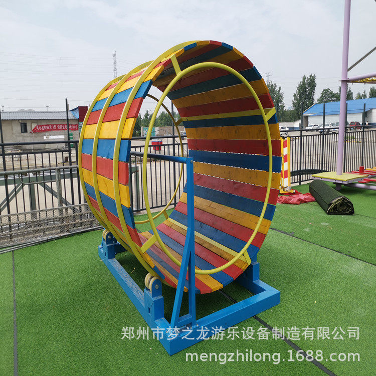 广东惠州景区特色小镇人气项目无动力秋千滑梯户外拓展爬网体能
