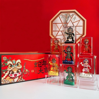 潮汕英歌舞模型摆件时迁手办非遗文化吉祥物公仔新高端礼物纪念品