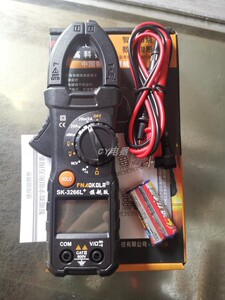 原装胜禄高SK-3266L小型手持数字钳形万用表 零火线识别