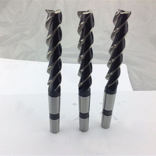 超硬速钢锥柄标准加长立铣刀50X200X250白钢
