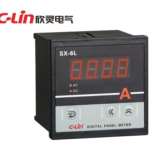 欣灵牌SX-6L AC5A AC500V数显电流表/电压表/显示量程可调AC220V
