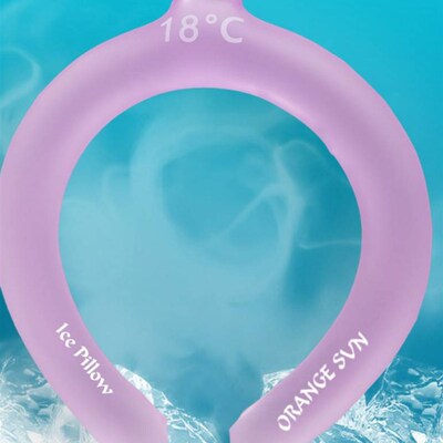 避暑神器清凉解暑夏天户s外旅游高温学生新型挂脖冰凉圈降暑冰敷