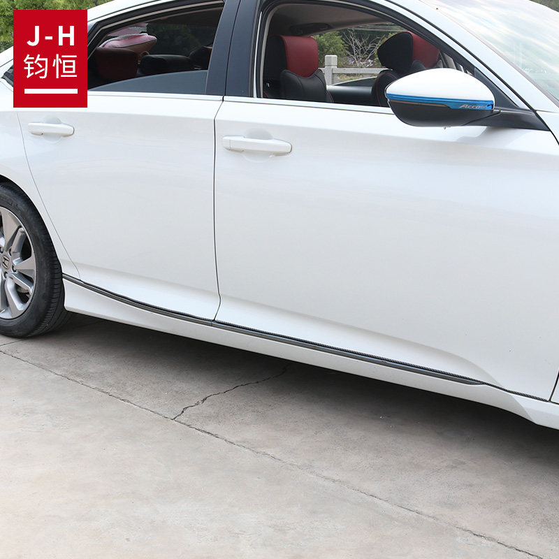 适用于2022款十代p半雅阁侧裙边条亮条镀铬色英诗派改装件车身外