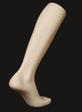 新款男足球袜模男k士中腿中筒袜脚模足模脚模黑色白色男长袜子腿