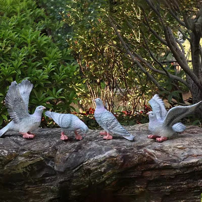 户外仿真鸽子摆h件白鸽灰鸽雕塑模型别墅花园庭院草坪绿植园林装,家居饰品,户外/庭院摆件,淘宝优惠券,粉丝福利购,淘宝优惠卷