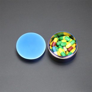 钛合金便携式药盒随身分装大号收纳薬盒J小号密封防潮迷你收纳盒