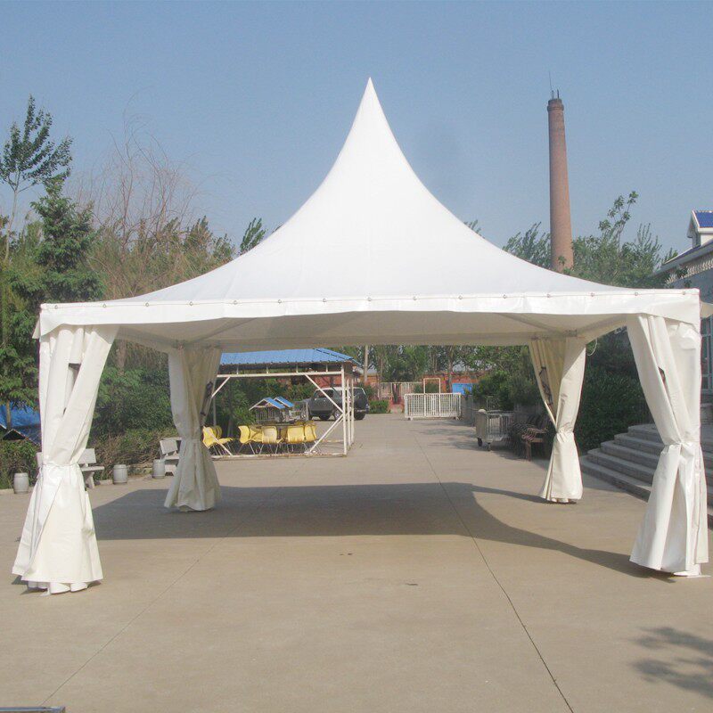 户外欧式尖c顶帐篷展会展销车展活动帐篷定做大型婚礼婚庆篷房5米