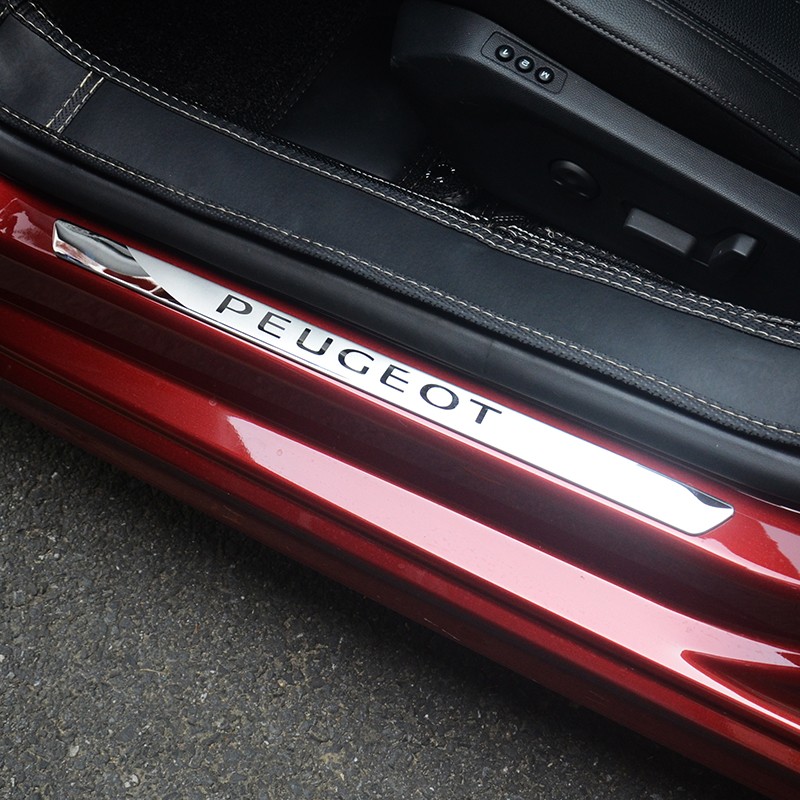 适用于标b致508L改装件爆改迎宾踏板 2019-22款508l门槛条内饰配