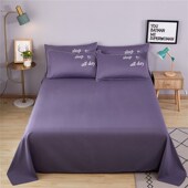 纯棉床单单件全棉被k单1.5m1.8米双人床1.2米单人学生宿舍床上用