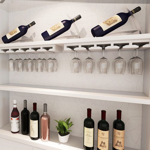 红酒杯架倒挂酒柜子吊杯r架红酒架实木高脚杯架家用悬挂葡萄酒杯