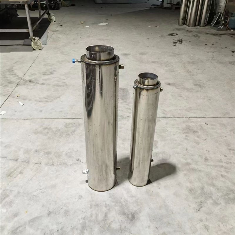 取暖炉烟筒新款二次加热水套加厚不锈钢螺旋管P换热器节煤60%增热