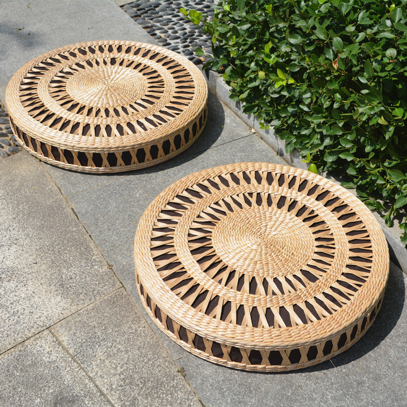 草编蒲团坐垫地上客厅榻榻米垫子禅修垫打坐垫拜W垫拜佛垫家用