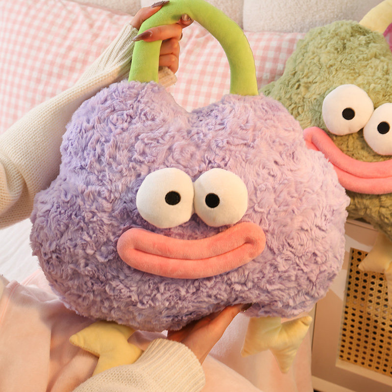 手提可收纳e毯子抱枕二合一被子两用办公室午睡毛毯可插手沙发靠