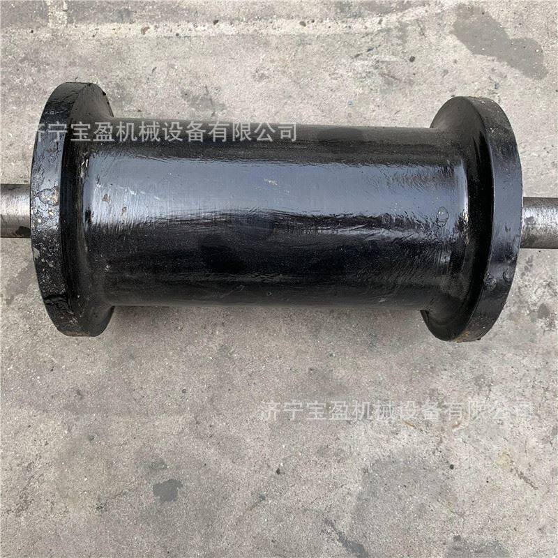 极速实心耐磨铸钢地滚轮 矿用钢丝绳用地滚 钢管无缝焊接地滚