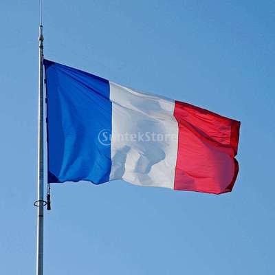 Large France National Flag French Banner 15090CM5FT Eyel