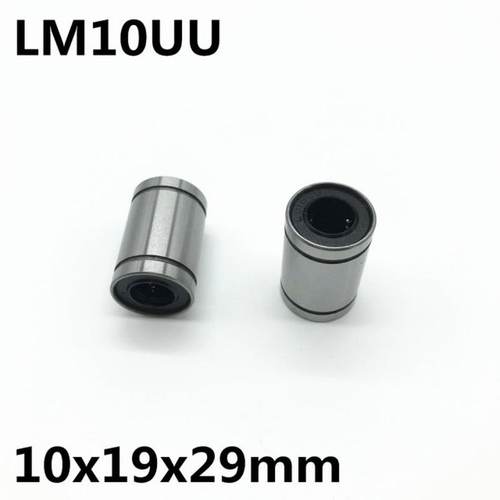 极速2pcs LM10UU ball bearing inner diameter 10x19x29mm guide