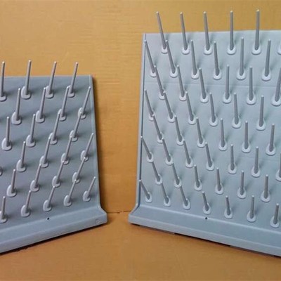 实验室pp单面实验室滴水架化验室试剂架烧瓶器皿沥水架27支棒