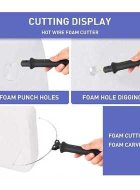 18W 3 in 1 Electric Styrofoam Cutter 9pcs/set Cutting