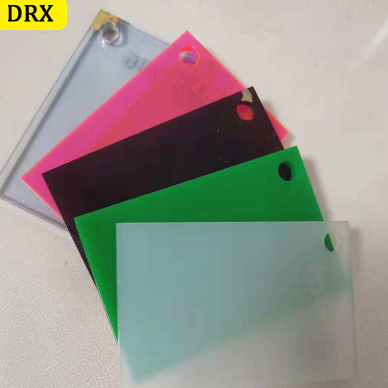 极速厂销彩色压克力板 透光塑料板材展A示盒雕刻 有机玻璃切割塑