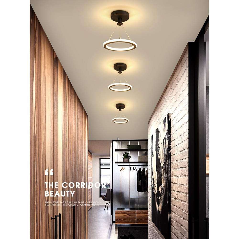 走廊过道灯网红爆款 新款北欧ins创意轻奢入户玄关led圆环小吊灯,纺织面料/辅料/配套,纺织机械配件,淘宝优惠券,粉丝福利购,淘宝优惠卷
