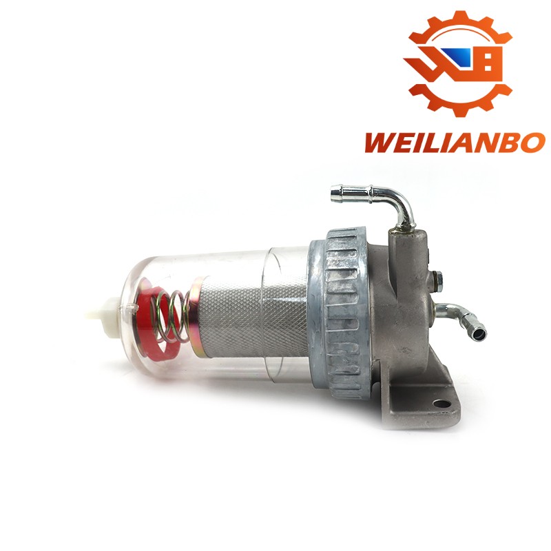 挖土机配件神钢SK200 230 250-6-6IE油水分离器总成柴油过滤器滤