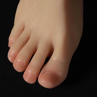 35码小巧铂金硅胶仿真足模脚模美足E玉足网店拍摄真人倒模绘画教