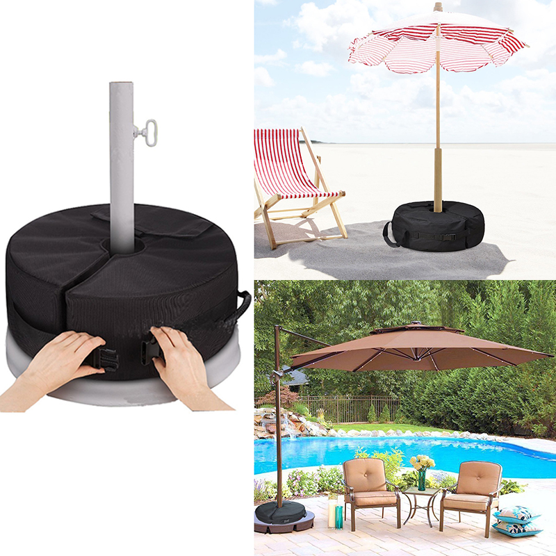 雨棚遮阳棚固f定沙袋遮阳篷庭院伞压重加配重承重支撑沙包黑色防