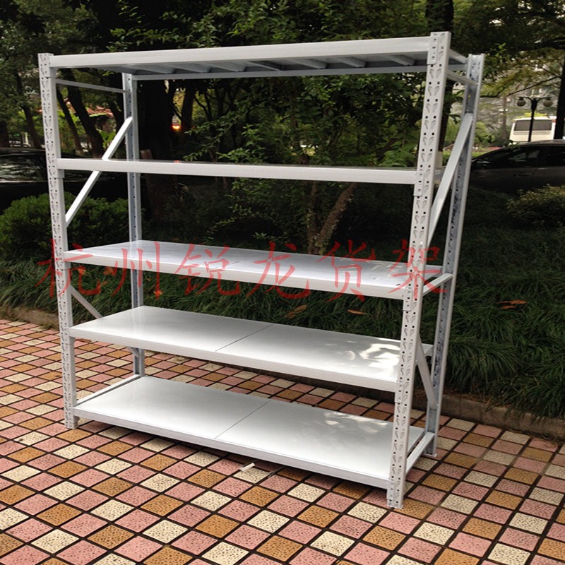 包邮杭州a轻型仓储货架置物架角钢架中型库房架不锈钢储物架移动
