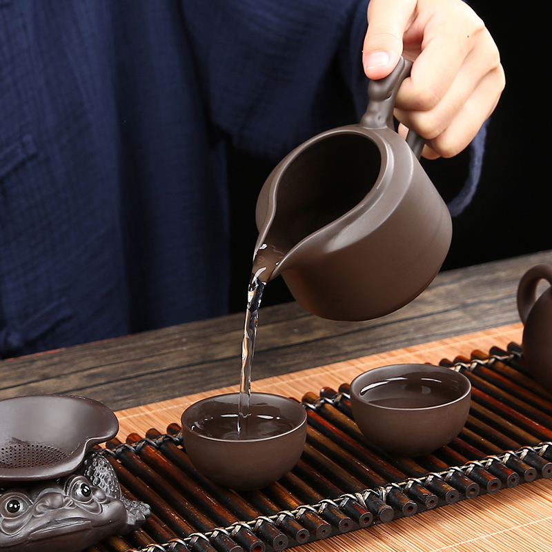 紫砂金蟾一e体茶漏架茶宠茶滤茶叶过滤器家用创意陶瓷片细密过滤