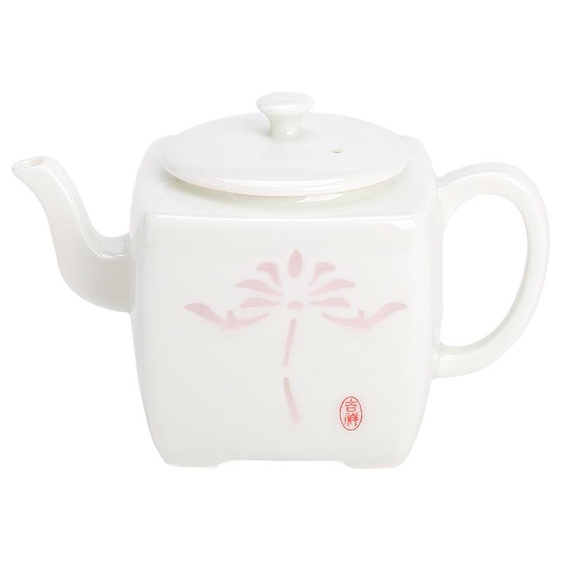 玲珑四方壶礼盒装家用功夫茶具套装中式简易泡茶器一壶二杯伴手礼