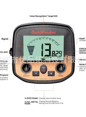 FS2黄金虫金属探测器考古高精度寻宝探宝器地下黄金银元探测仪