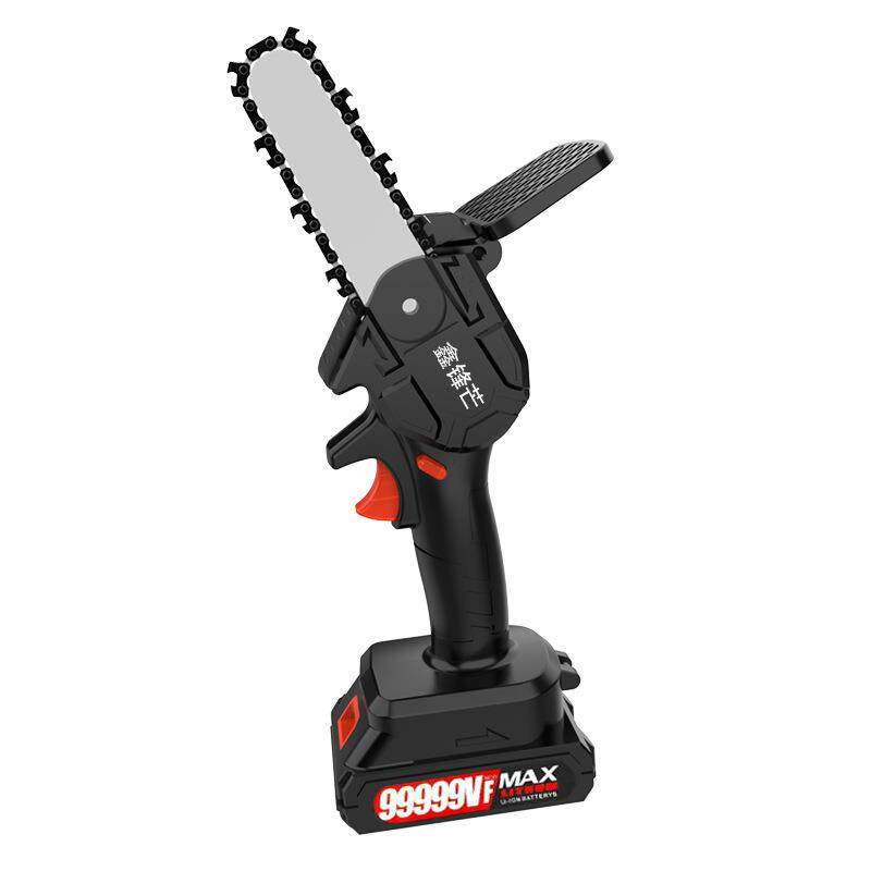 外贸4寸6寸伐木锯8寸无刷电链锯修枝锂电池锯动力强园林专用电动