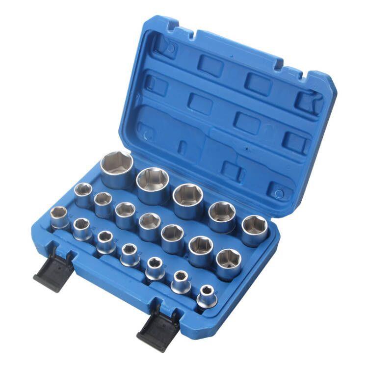 19件套12角梅花齿形套筒头电动棘轮扳手工具1/2寸大飞8-32mm汽修