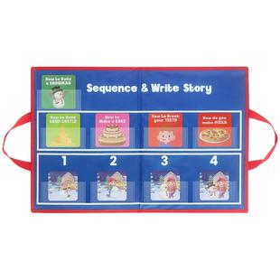 现货直供顺序卡片顺序故事干擦纸早期排序技能顺序图卡句子构建