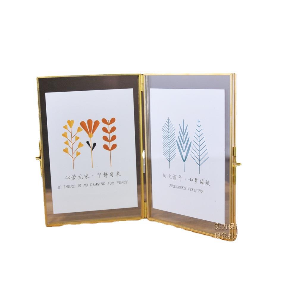 双开面6寸式风格简四约相框摆台房间柜床头实用装饰欧品画CSM-H29